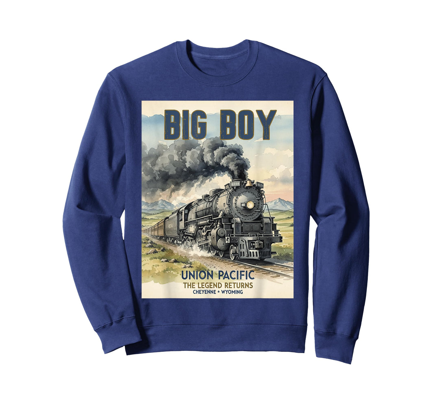 Big Boys Union Pacific Legend Comes Back Cheyenne Train T-Shirt
