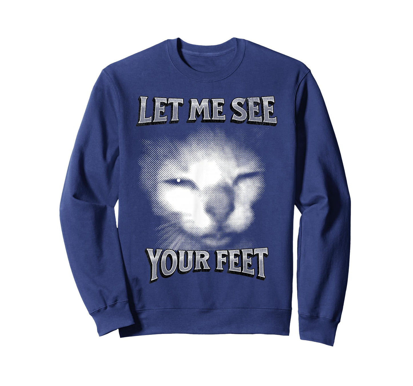 Funny Let Me See Your Feet, Cat Meme T-Shirt