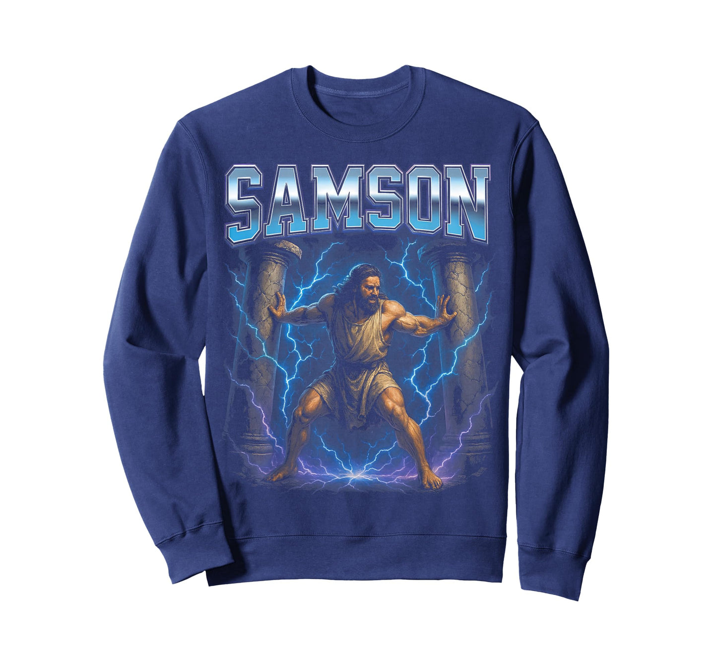 Funny Samson Cringy Meme Overloaded Christian T-Shirt