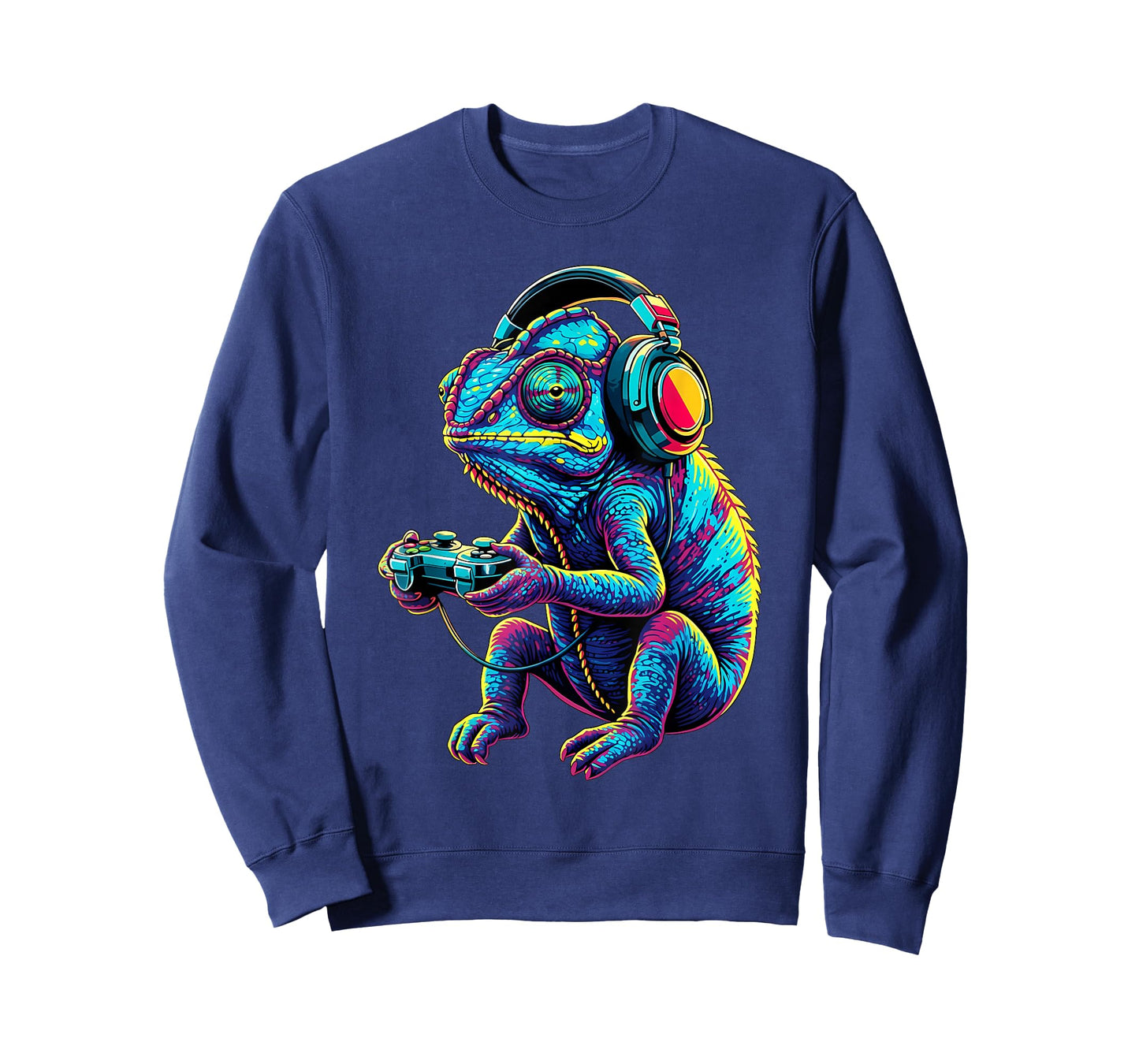 Chameleon Gaming Animal Video Games Funny Chameleon T-Shirt