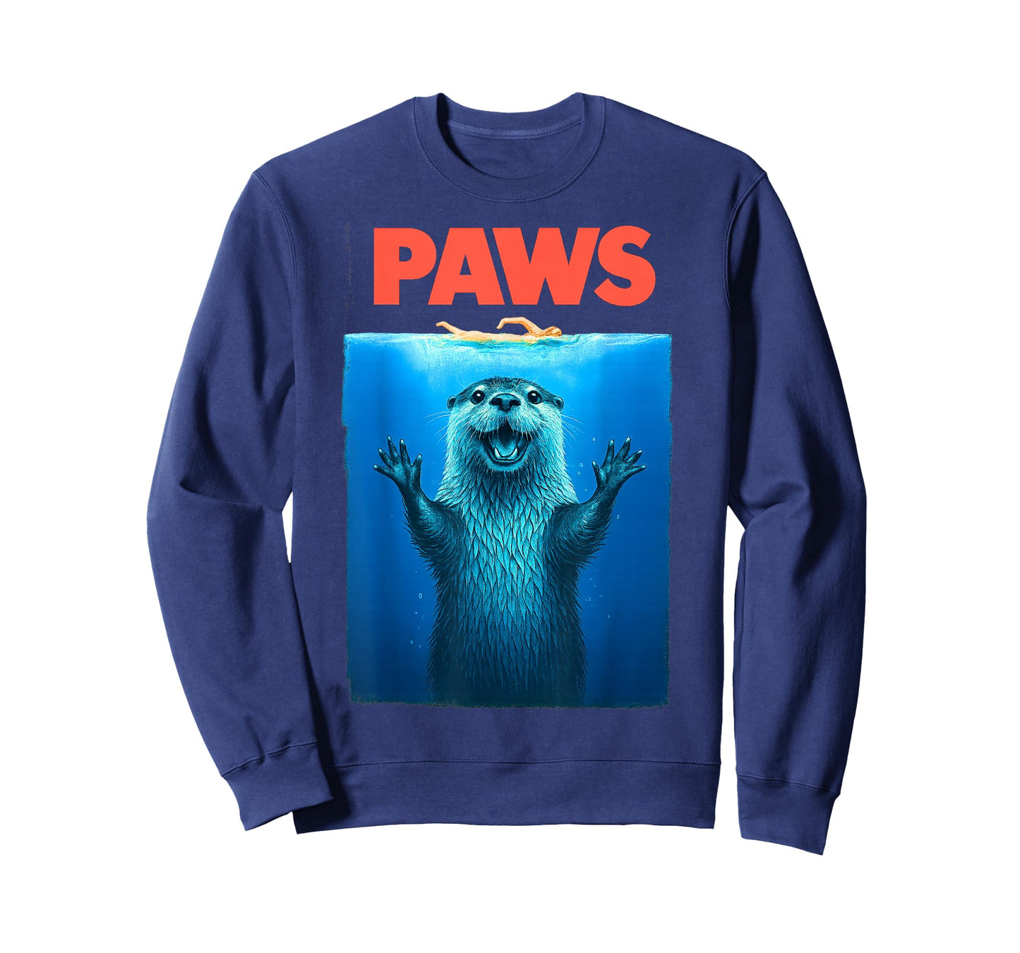Paws Otter Funny Pun for Men Women Kids apparelns T-Shirt
