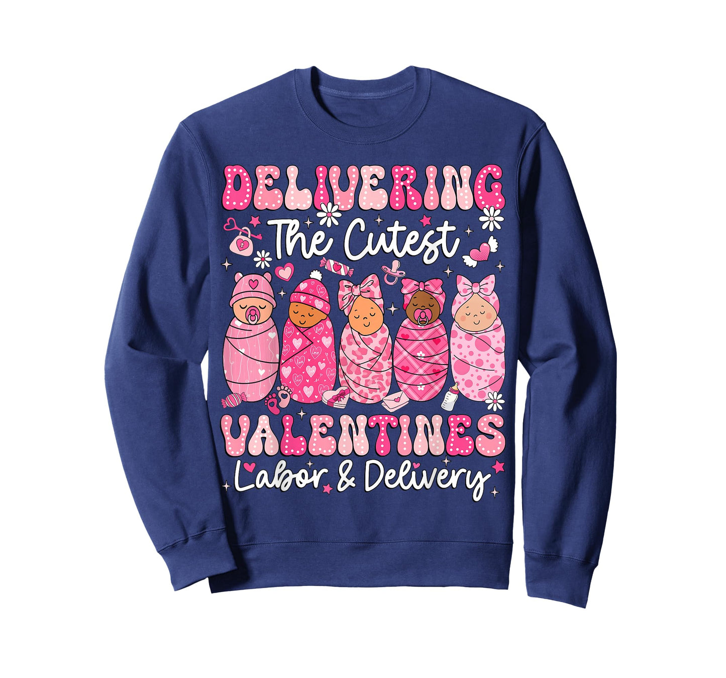 Delivering The Cutest Little Valentines Labor Delivery Nurse T-Shirt