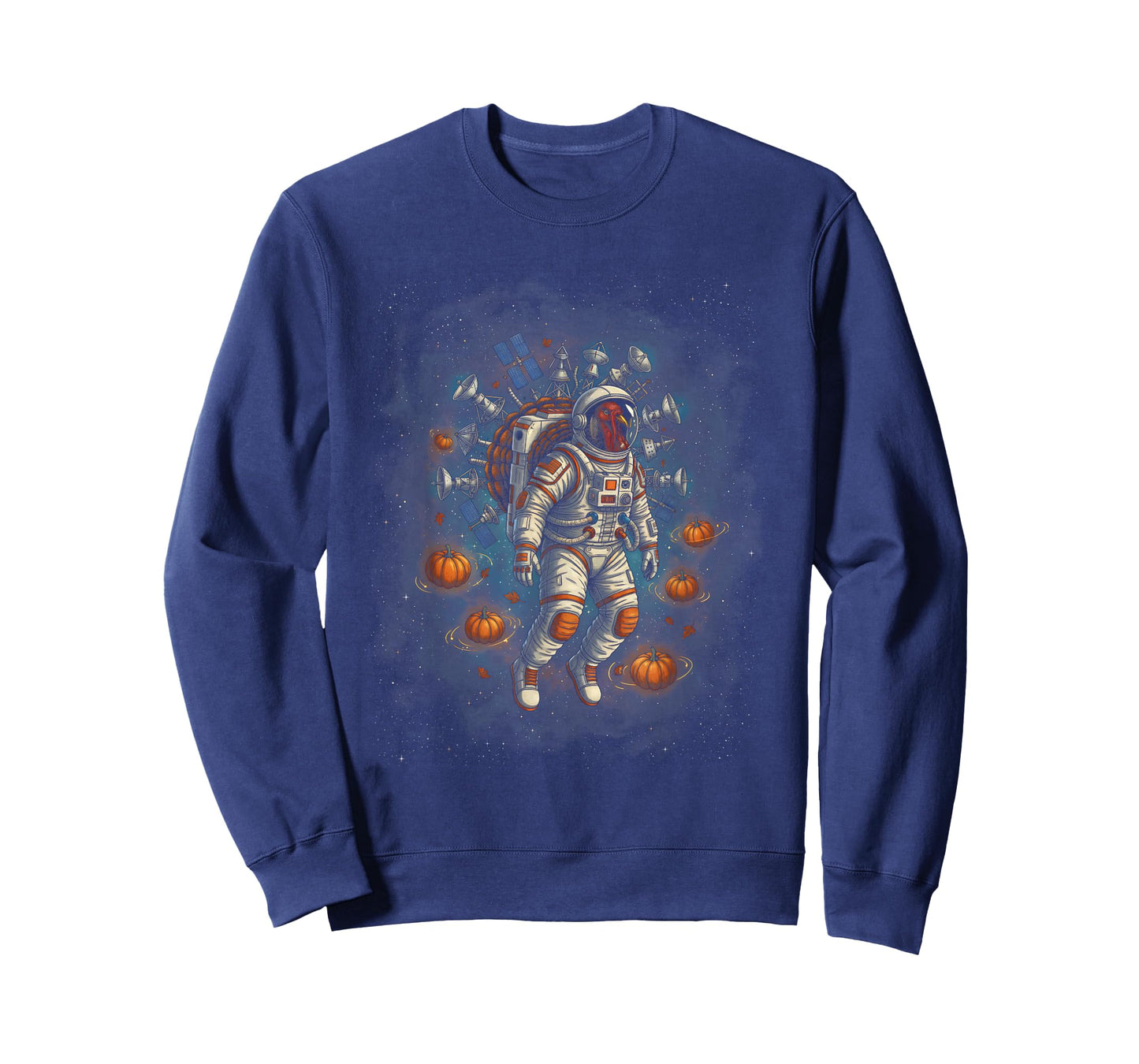 Turkey Thanksgiving Space Galaxy Astronomy Science Lovers T-Shirt