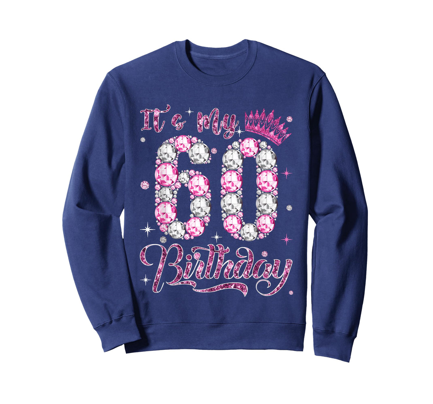 It's My 60th Birthday Women Queen Diamond Crown 60 Year Old T-Shirt
