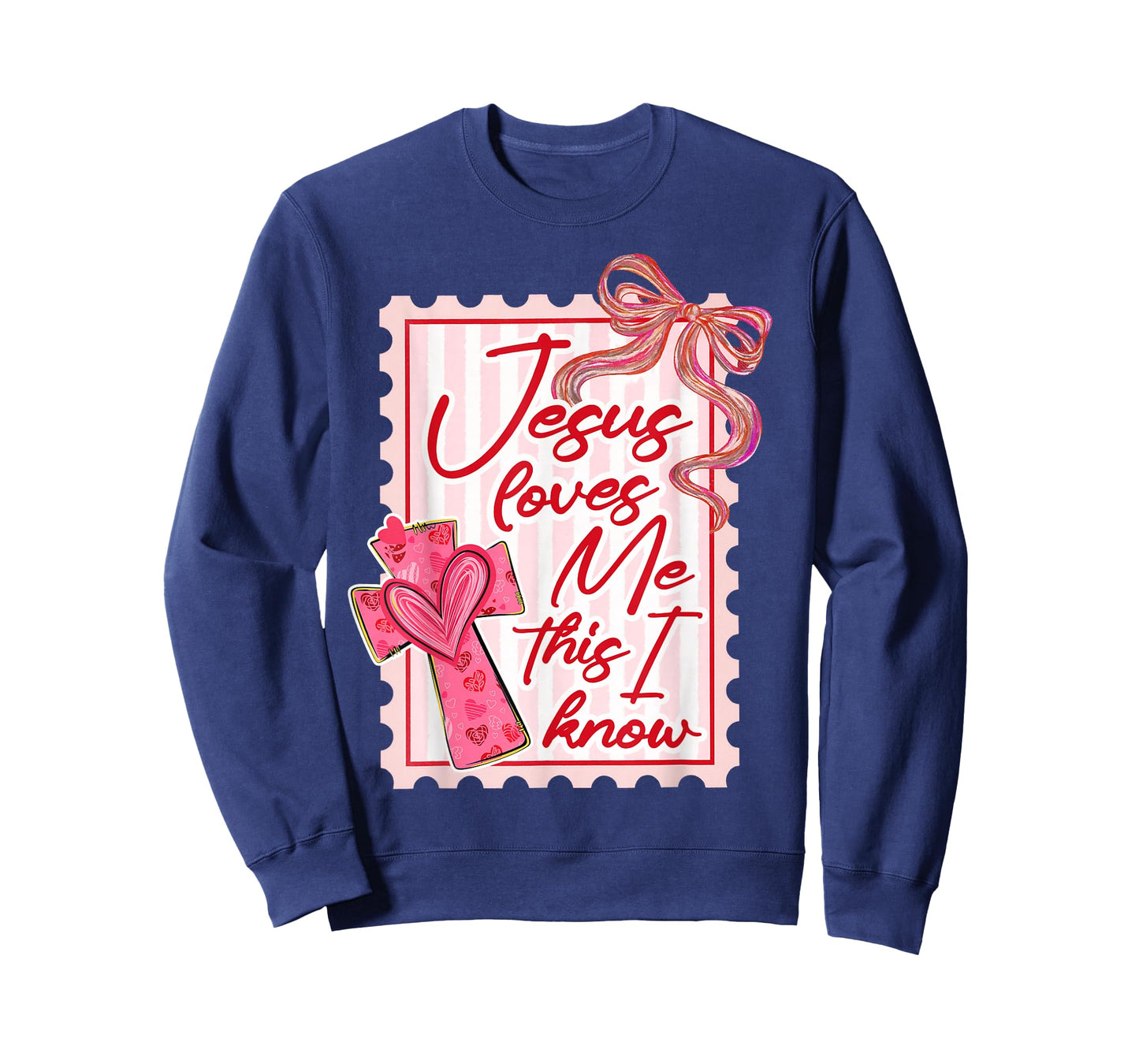 Jesus Loves Me This I Know God Religious Christian Valentine T-Shirt