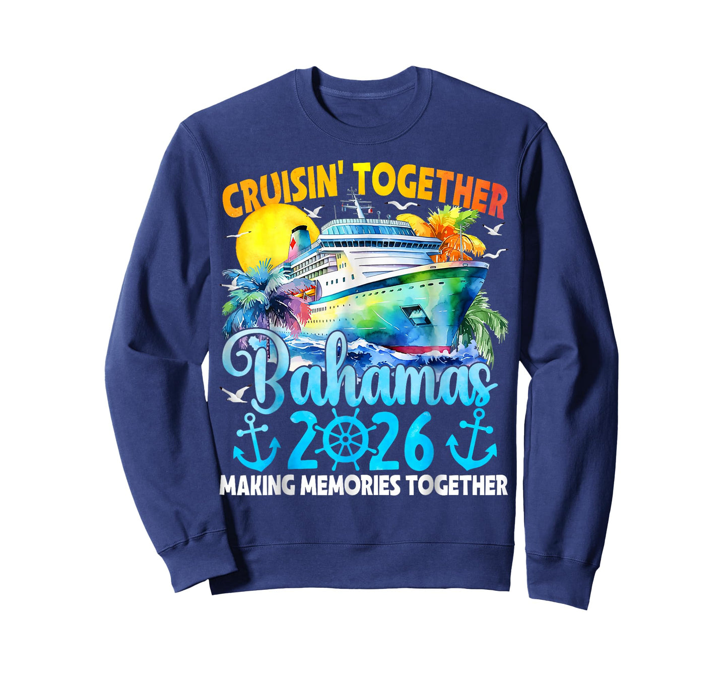 Cruisin Together Bahamas 2026 Family Cruise Vacation T-Shirt