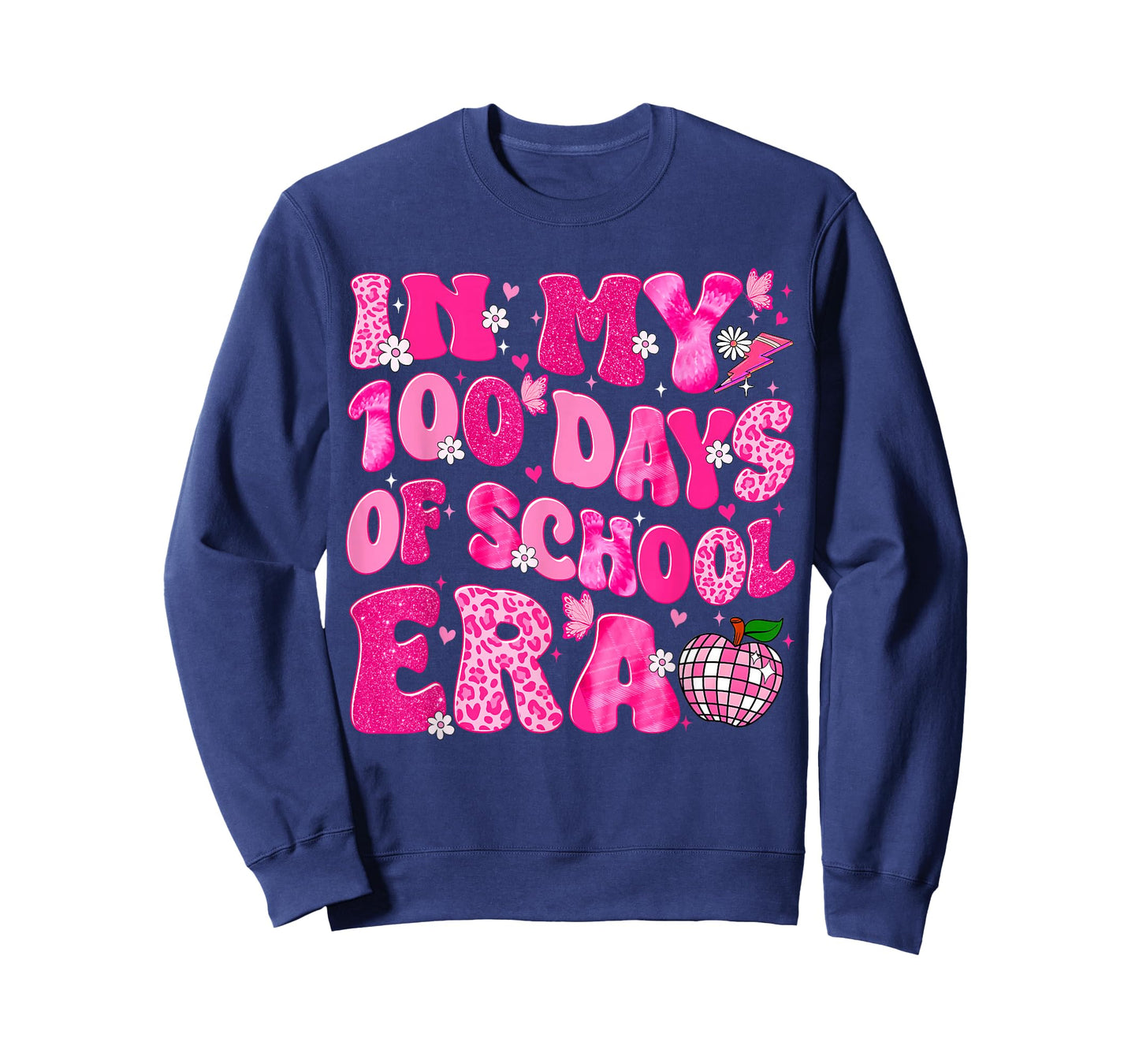 in My 100 Days of School Era 100th Day Teacher Girl T-Shirt