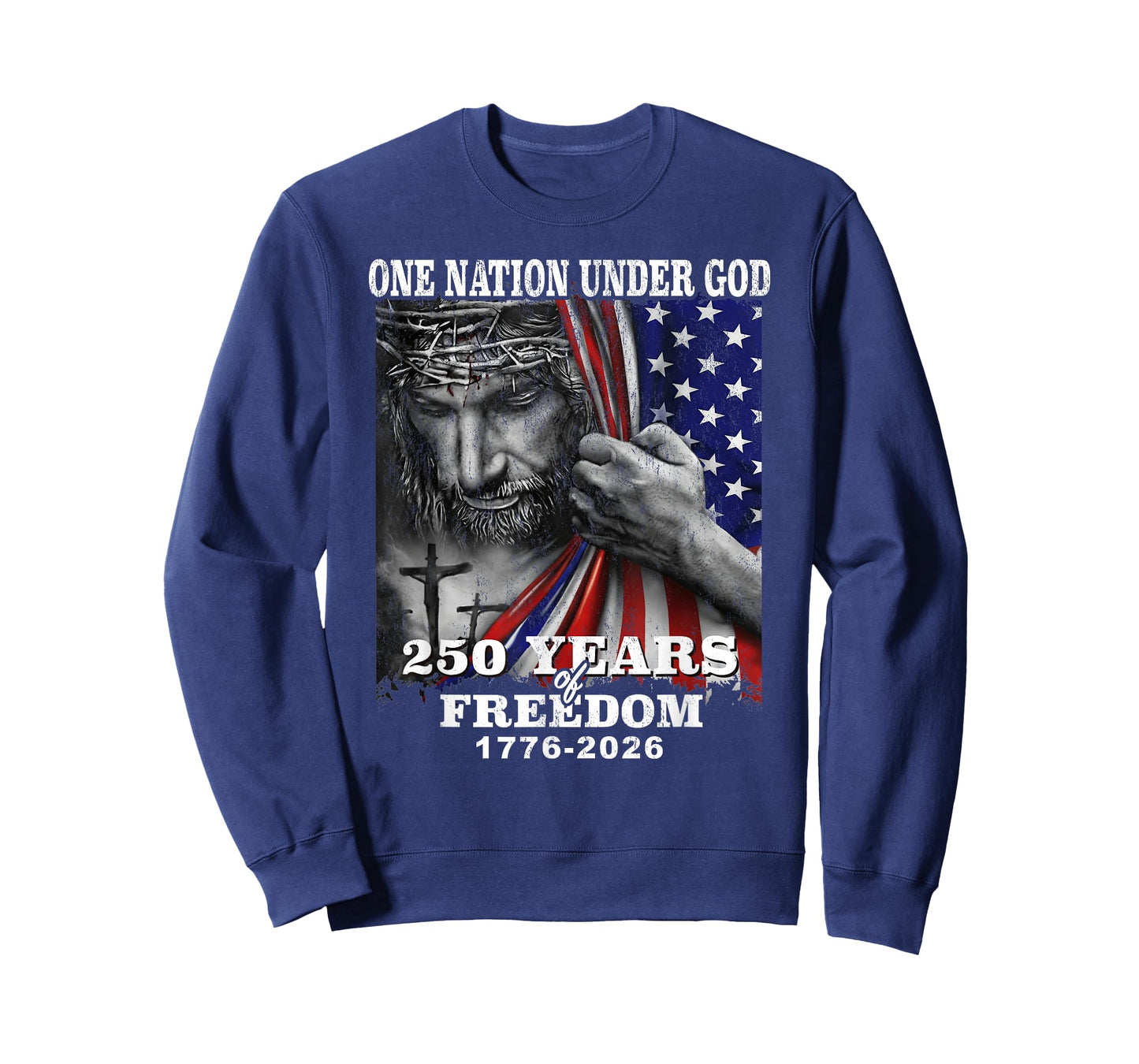One Nation Under God 250 Years of Freedom T-Shirt
