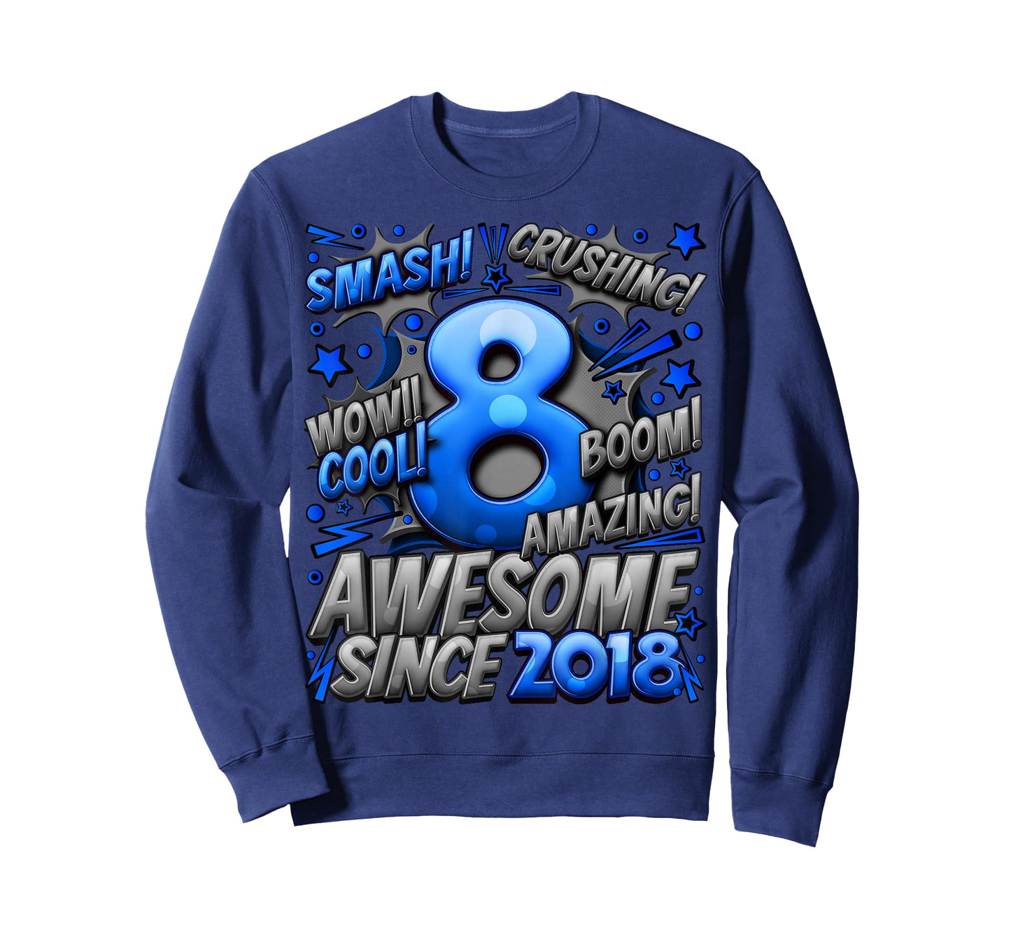 8 Year Old Gifts for Boys 8th Birthday Boy 8 Year Old Boy T-Shirt