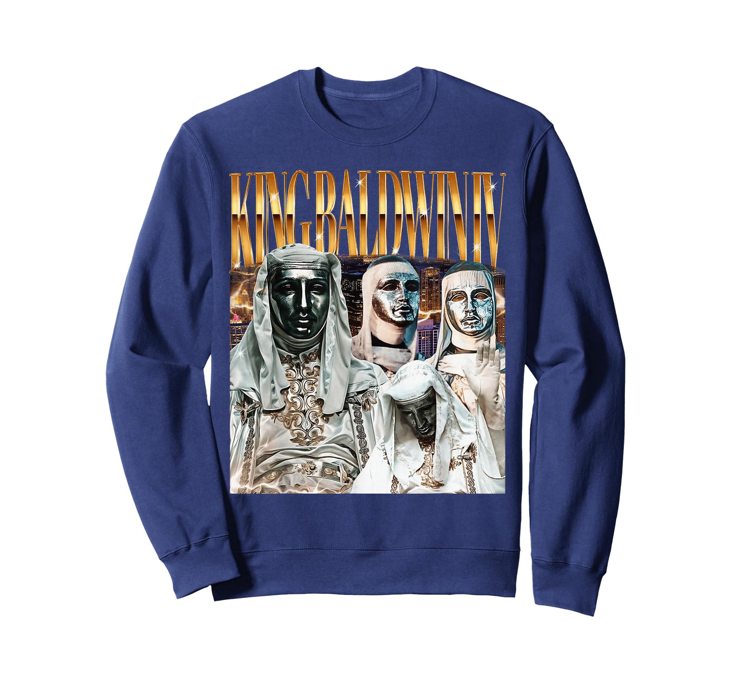 Sliver Mask King Baldwin IV Meme The Leper King Warrior T-Shirt