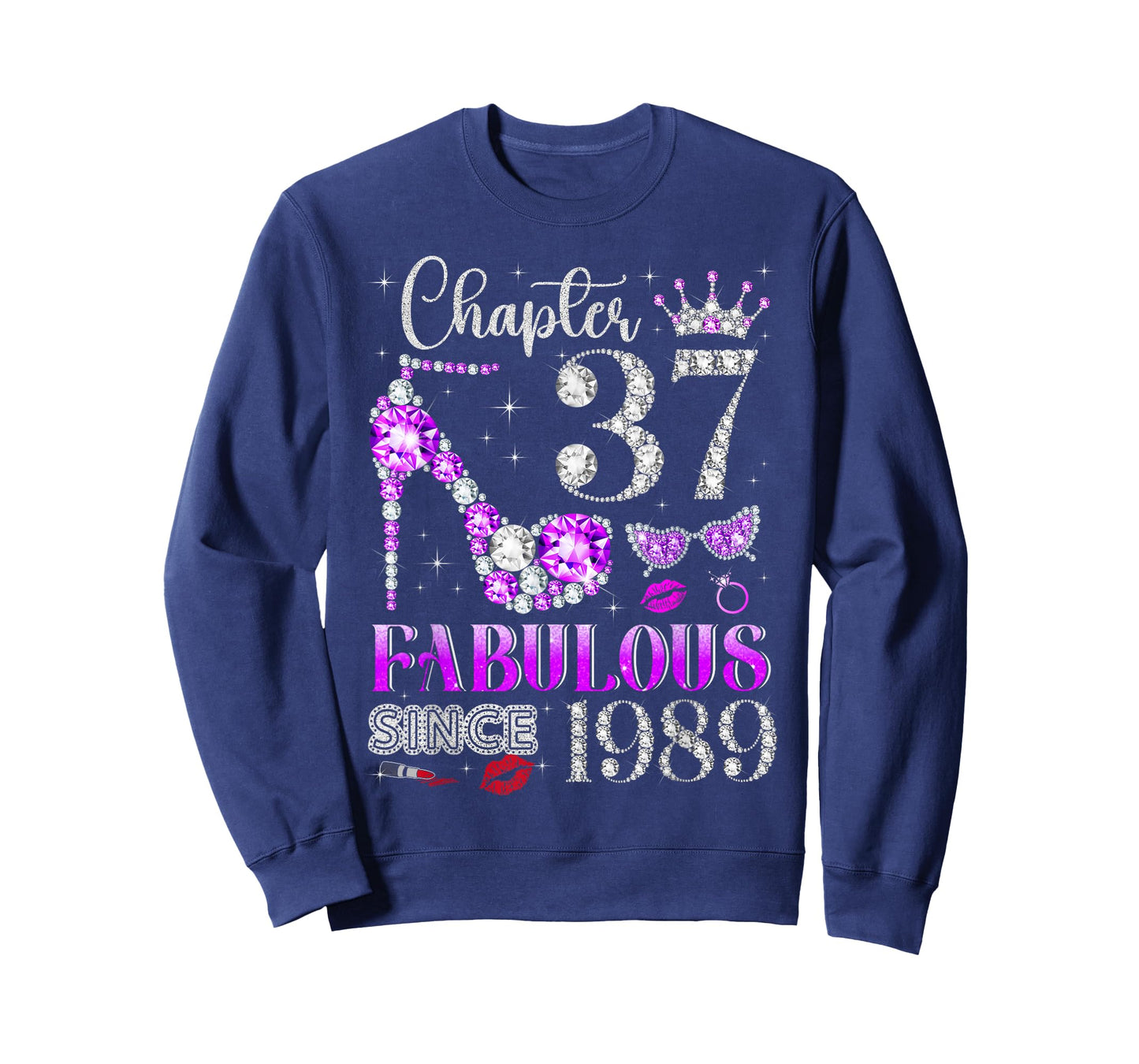 Chapter 37 Fabulous Since 1989 37Th Birthday Ladies Girls T-Shirt