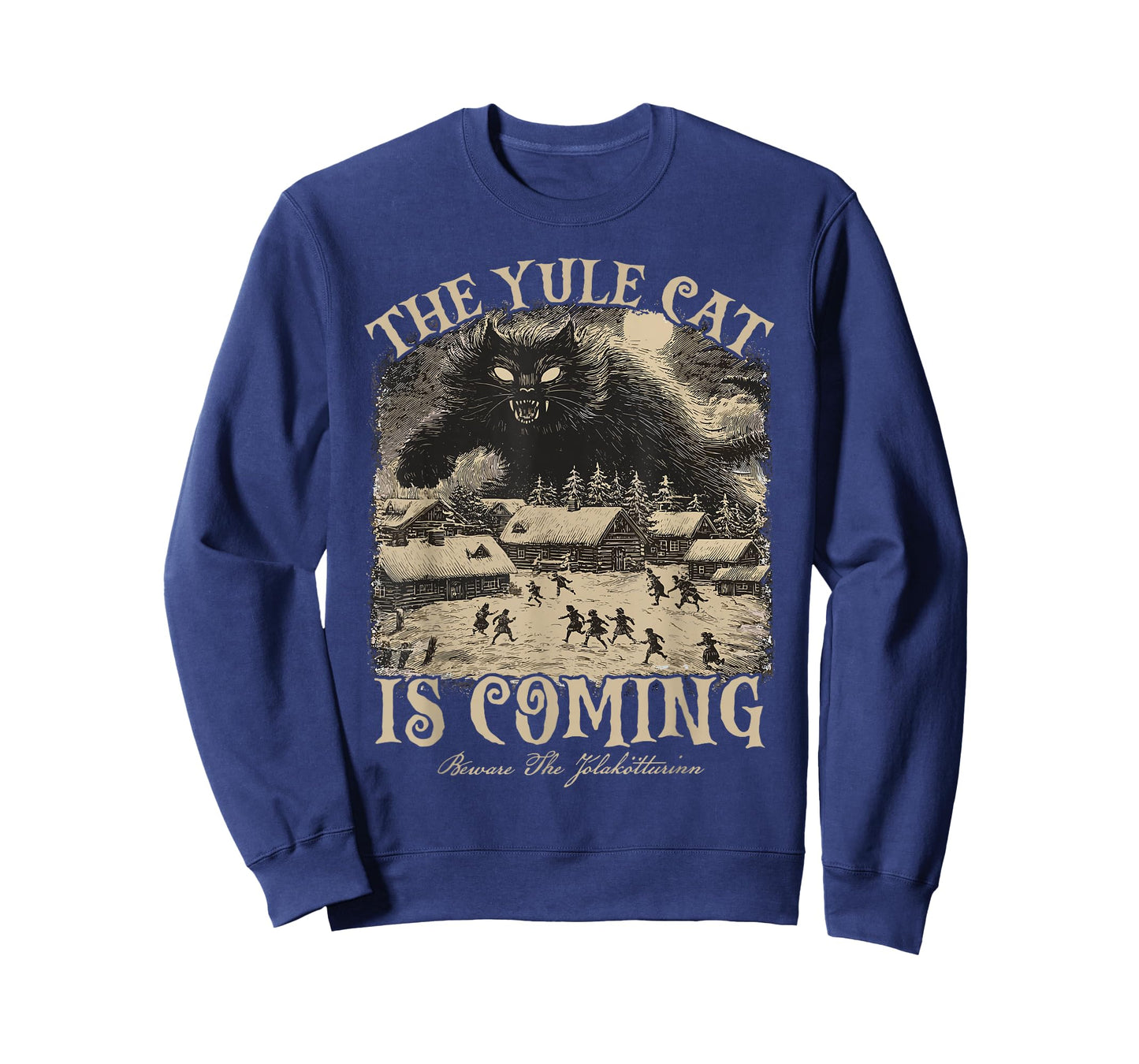 The Yule Cat is Coming Icelandic Christmas Cat Mom Cat Lover T-Shirt