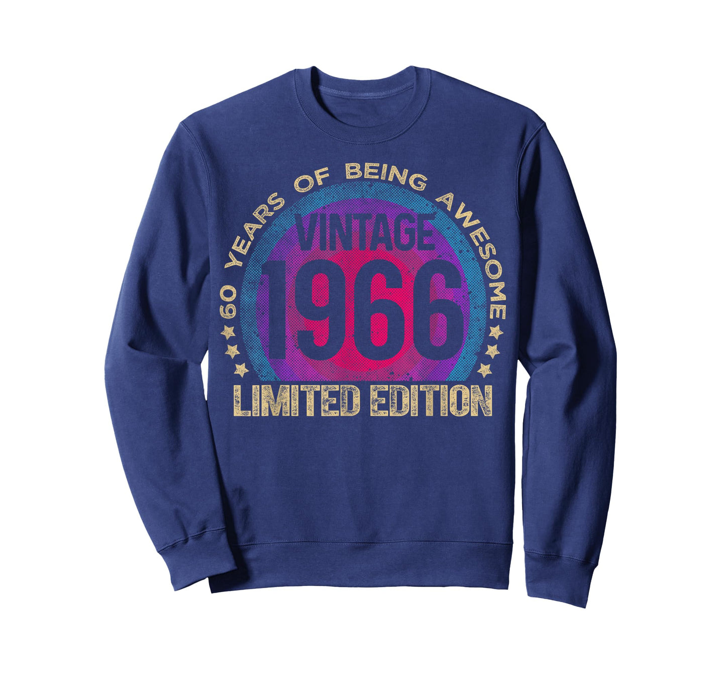 60 Year Old Gifts Vintage 1966 Limited Edition 60th Birthday T-Shirt