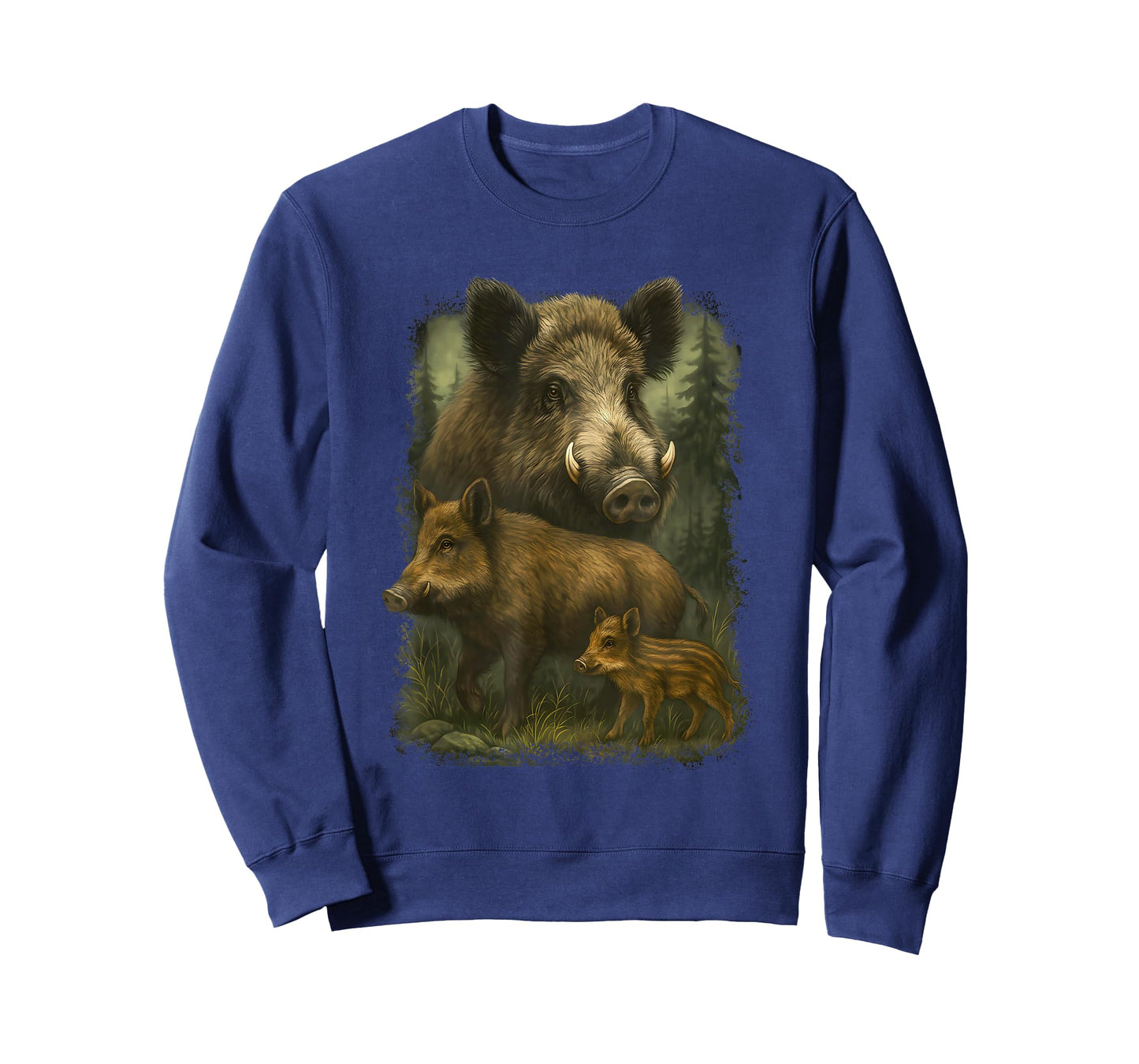 Vintage Boar 90s Graphic | Retro Hunter Nature Wildlife Art T-Shirt