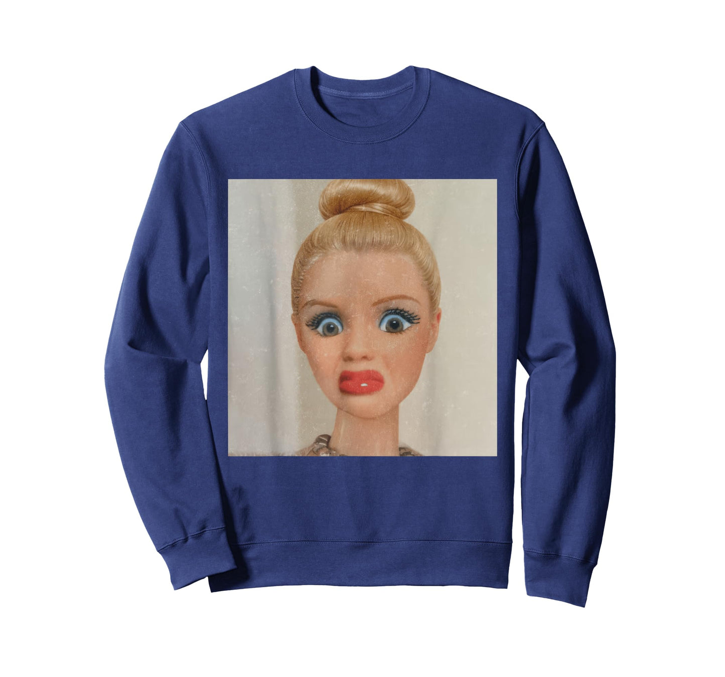 Funny Disgusted Doll face Meme Disgusting Reaction Sarcastic T-Shirt