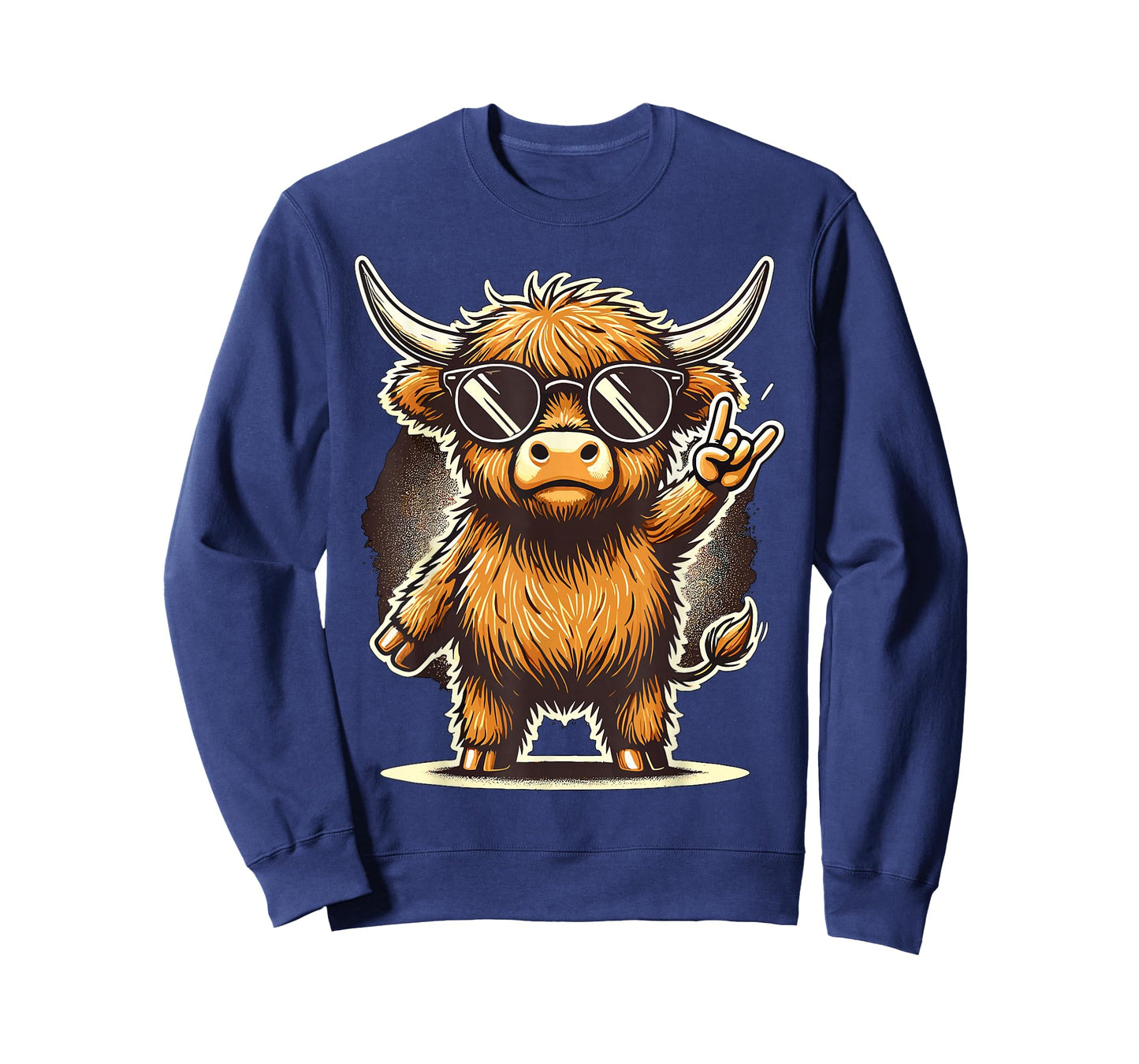 Highland Cow Rock and Roll T-Shirt