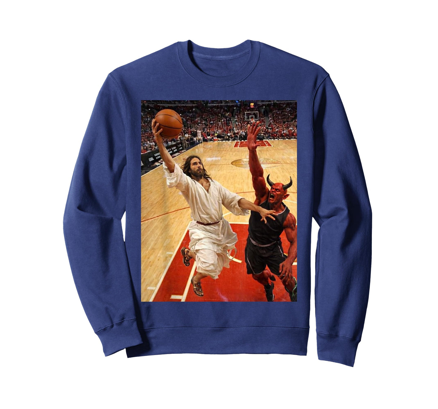 Jesus Dunking On The Devil T-Shirt