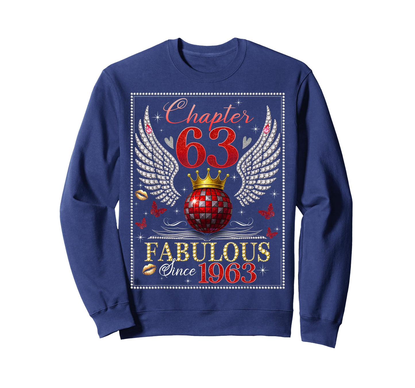 Chapter 63 Fabulous EST. 1963 Disco Ball 63rd Birthday Women T-Shirt