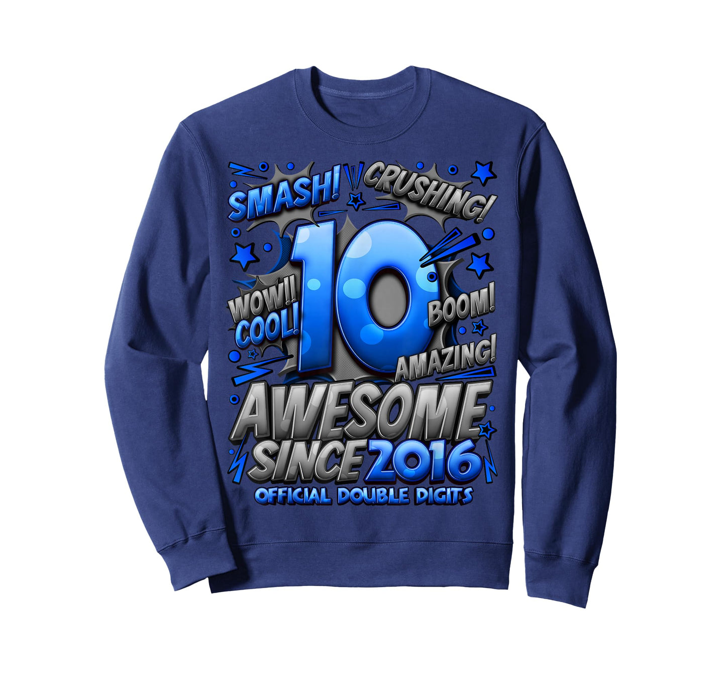 Official Double Digits 10 Year Old Boys 10th Birthday Boy T-Shirt