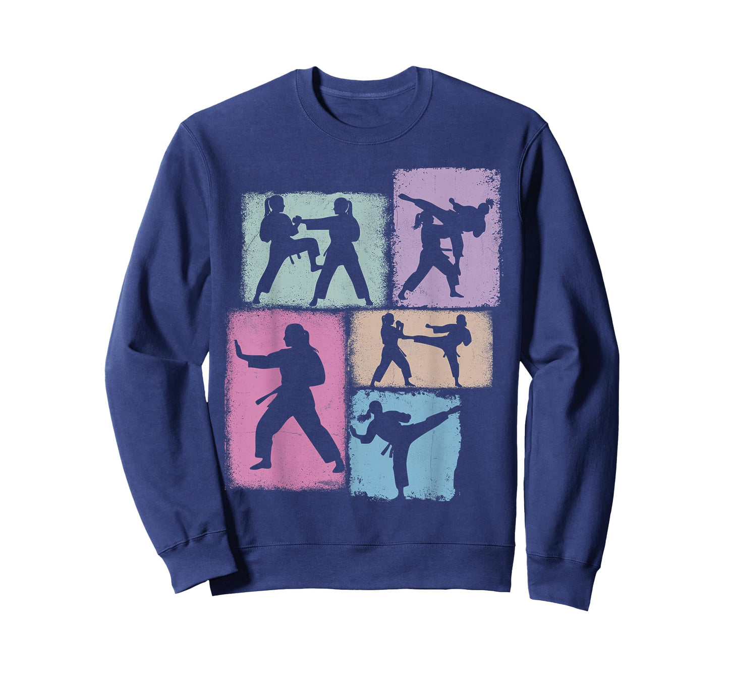 Karate Practitioner Collage Women Kids Sensei Youth Girl T-Shirt