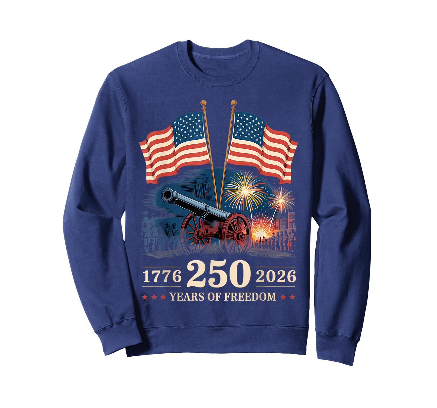 Betsy Ross Flag 250 Years of Freedom T-Shirt