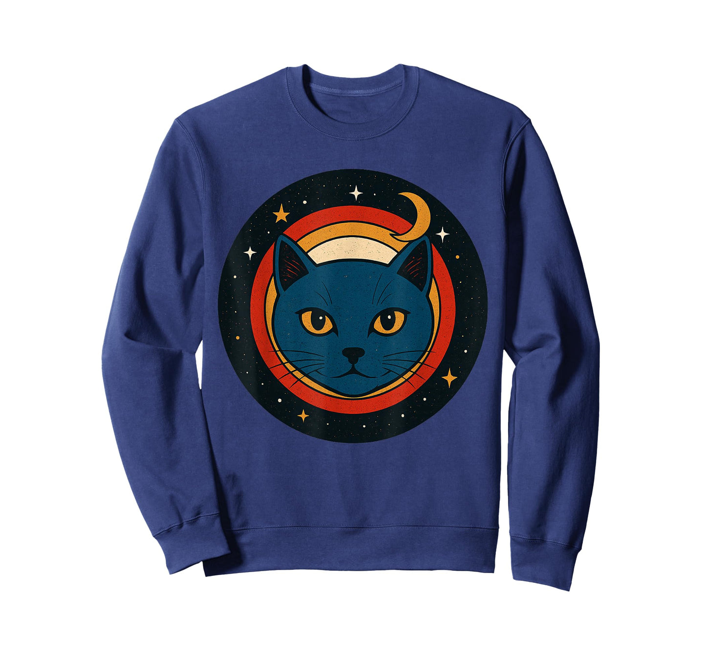 Cosmic Cat Space Illustration Retro Style Graphic Murakami T-Shirt