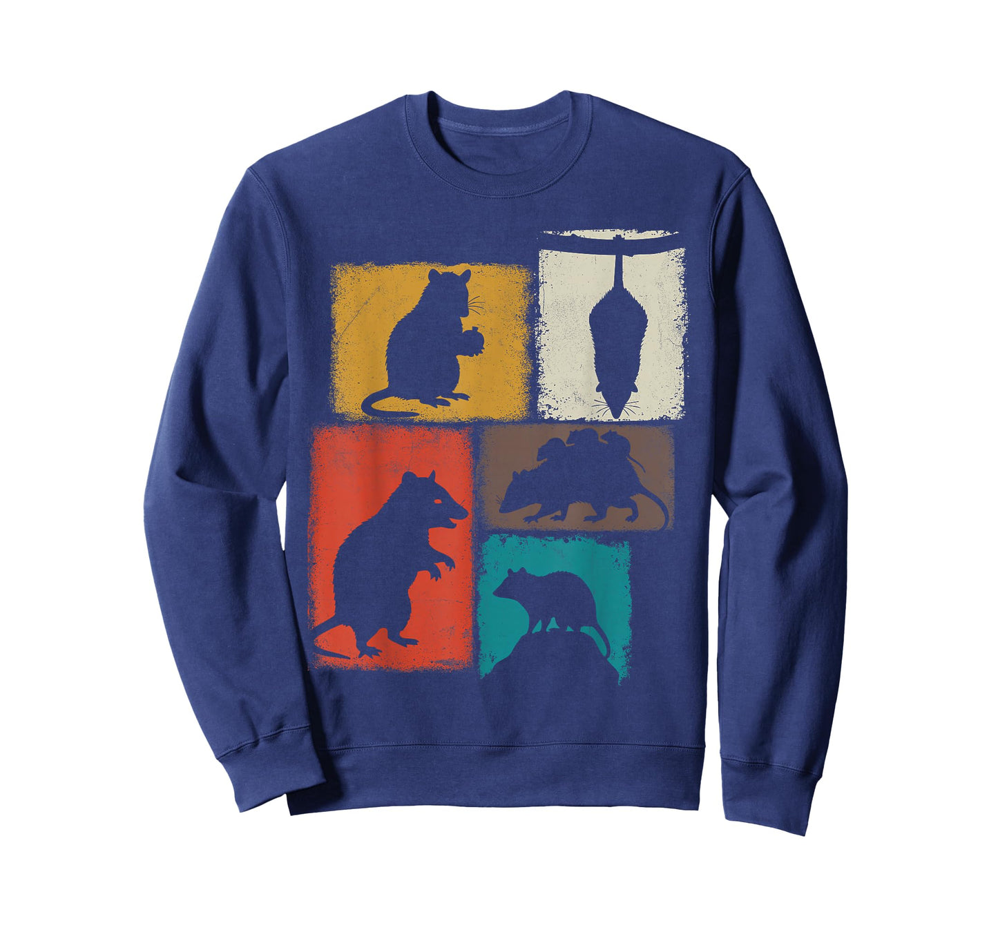Opossum Vintage Collage Trash Animal Lover T-Shirt