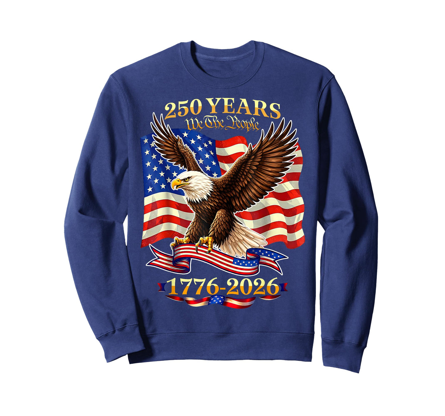 250 Years American 1776 2026 250th USA Birthday 4th of July T-Shirt