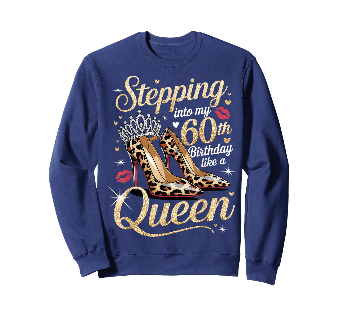 Stepping Into My 60th Birthday Like A Queen 60 Year Old Bday T-Shirt
