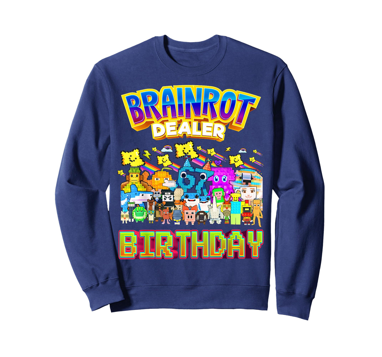 Funny Brainrot Dealer Birthday for Boys Kids Teens T-Shirt