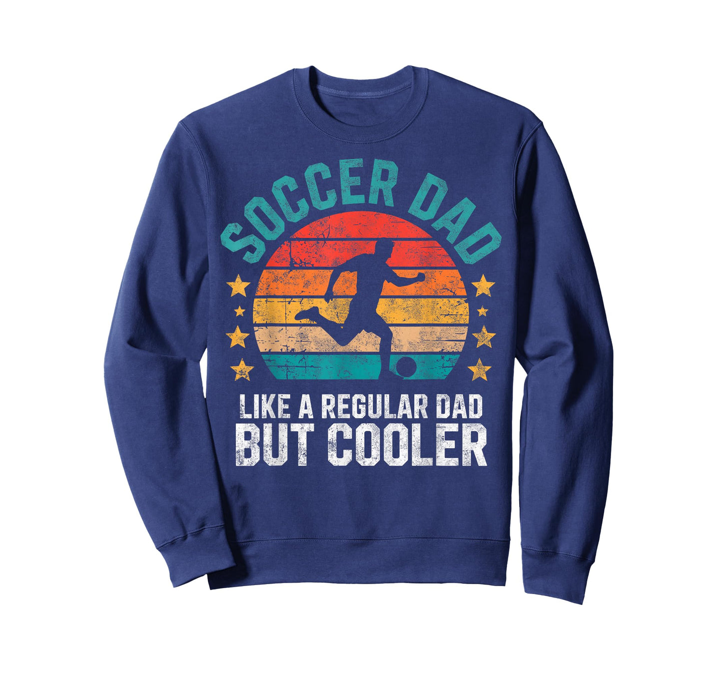 Vintage Soccer Player Dad Like a Regular Father But Cooler T-Shirt