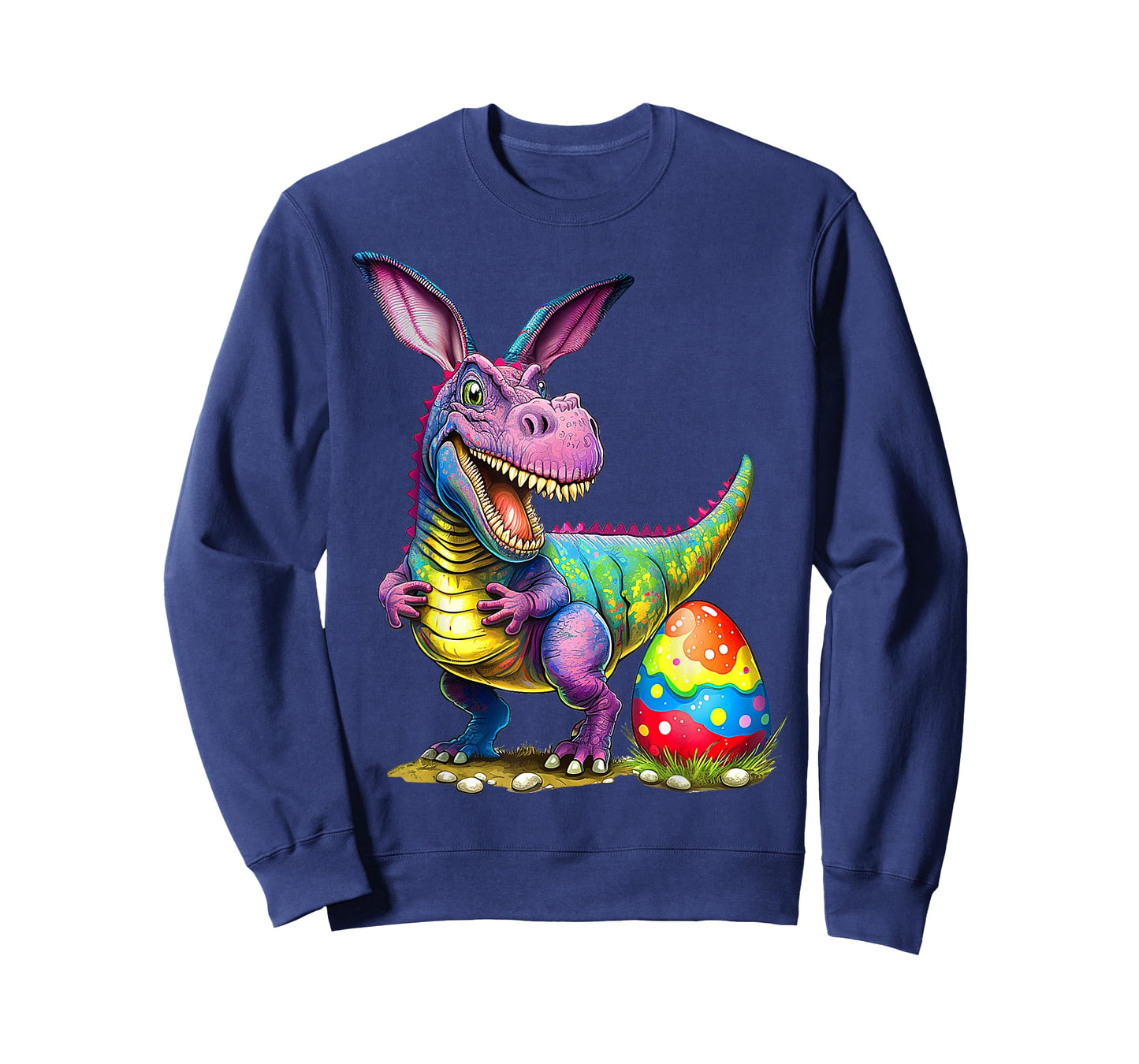 Kids Easter Dino Bunny Egg Trex Eastrawr Boys Toddler T-Shirt