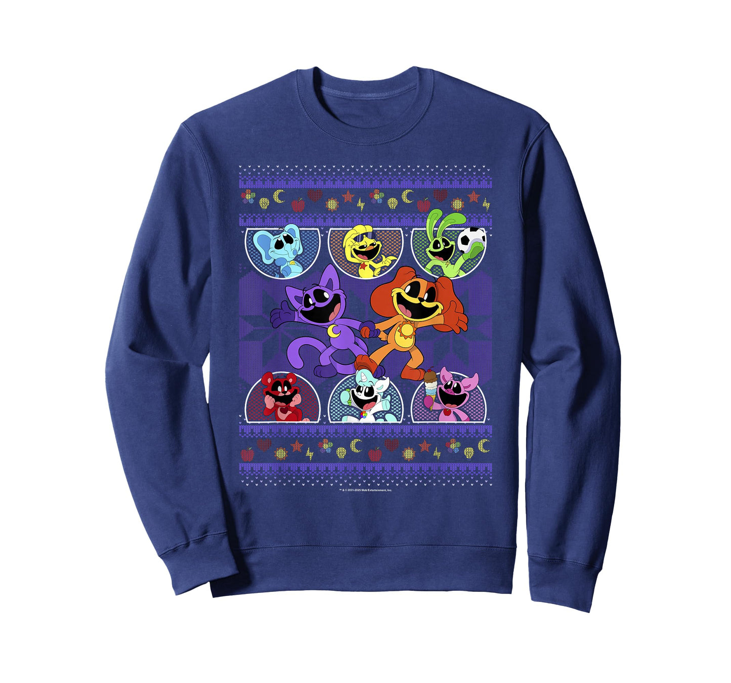 Poppy Playtime Christmas Smiling Critters Ugly Sweater T-Shirt