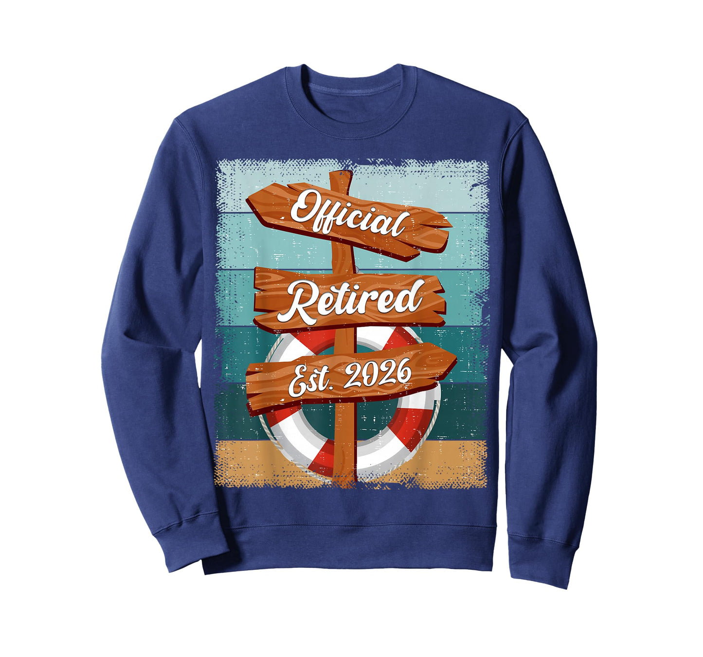 Vintage Officially Retired 2026 Funny Retirement Men Women T-Shirt