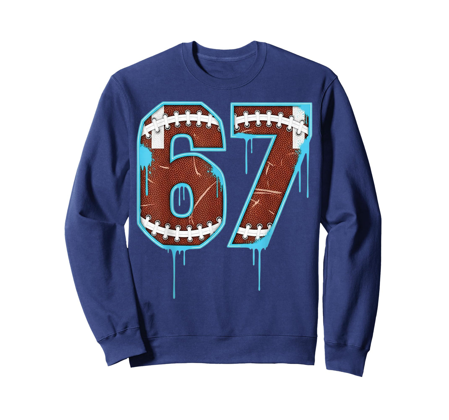 67 American Football Six Seven Funny 6 7 Meme Drip for Boys T-Shirt