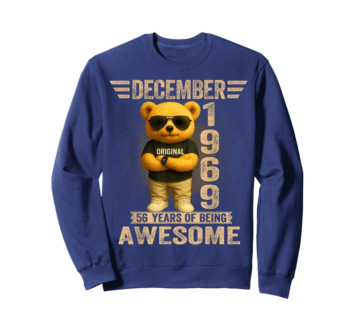 56 Year Old December 1969 Teddy Bear 56th Birthday Men Women T-Shirt