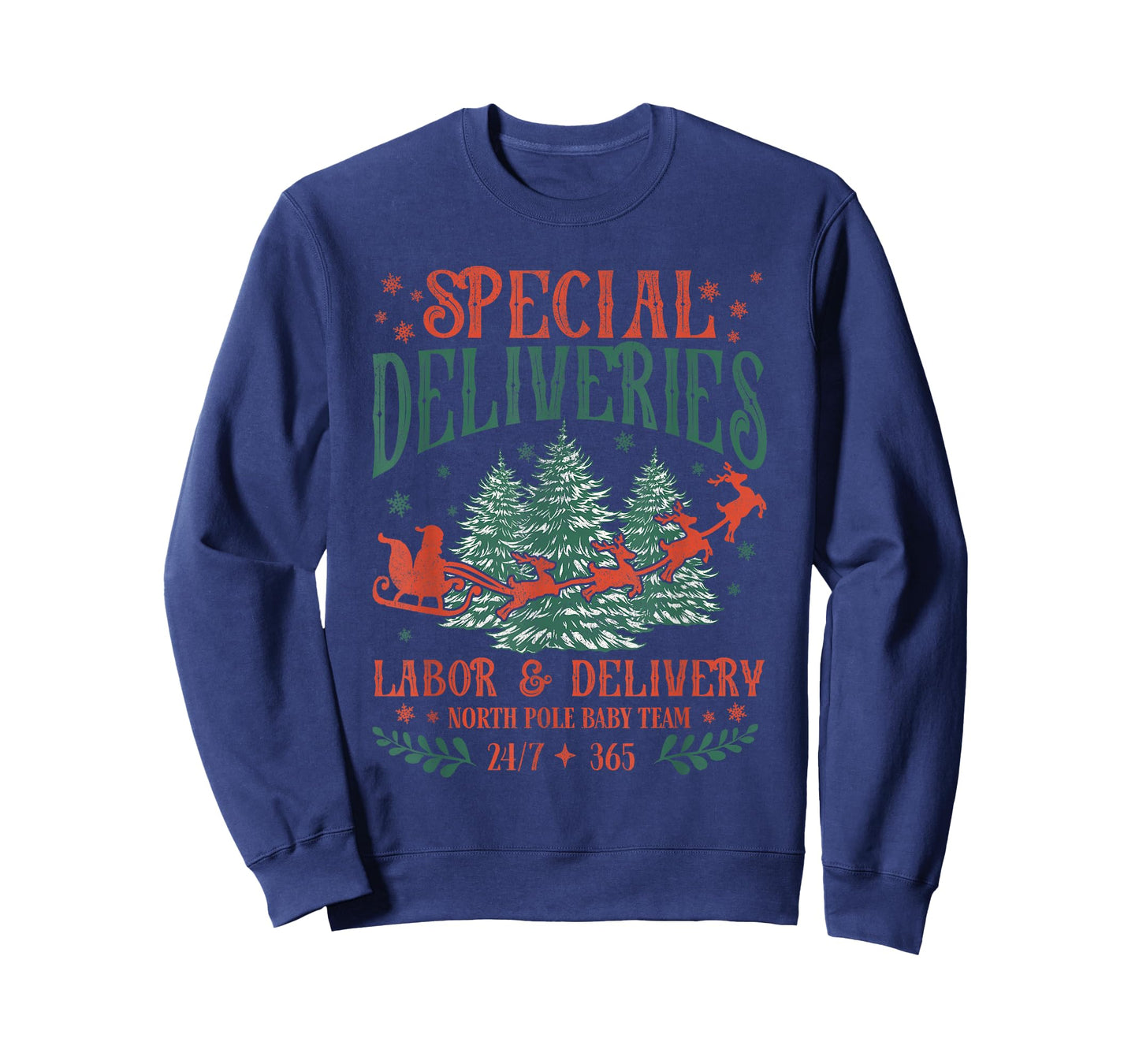 Special Deliveries Labor and Delivery Christmas T-Shirt