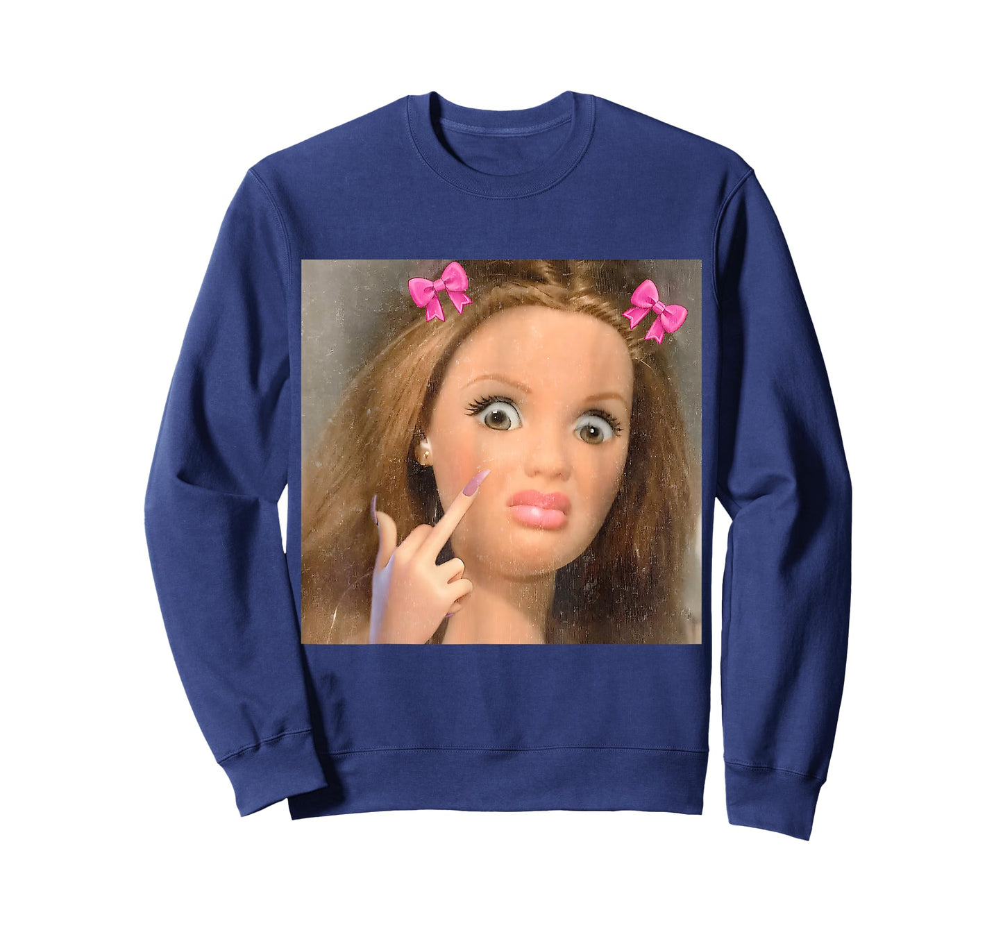 Funny Disgusting Doll face Meme T-Shirt