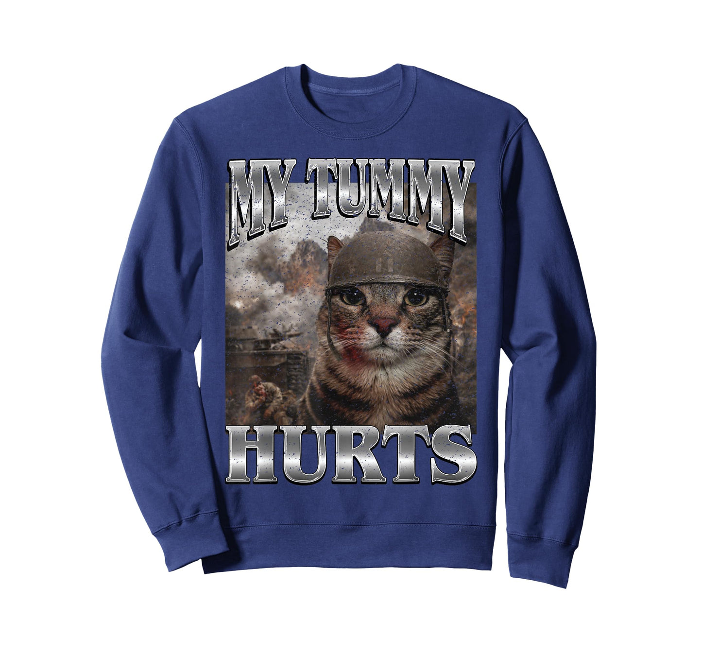 My Tummy Hurts Funny Cat Meme Bootleg T-Shirt
