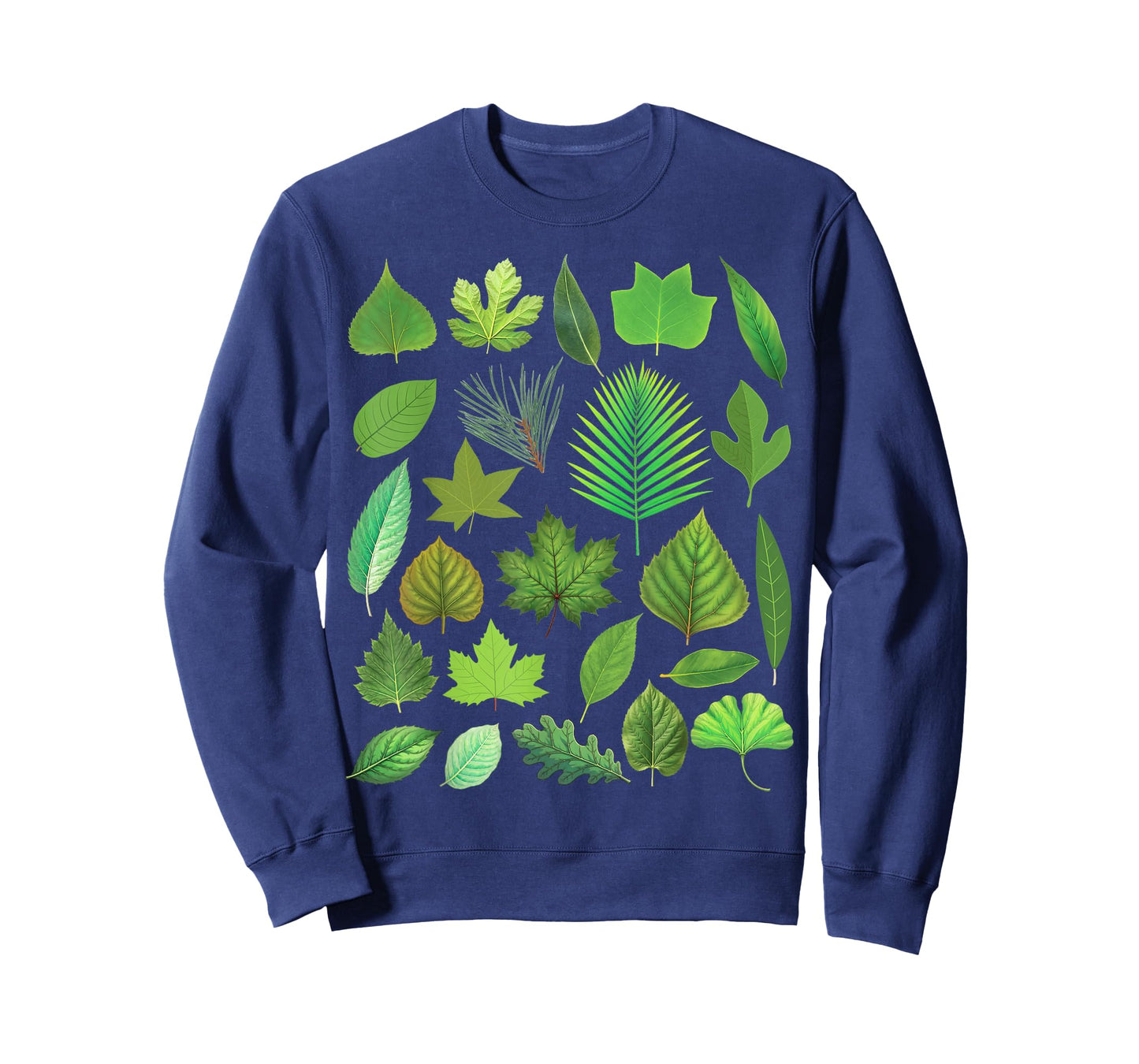 Types of Tree Leaves Biology Nature Educational T-Shirt