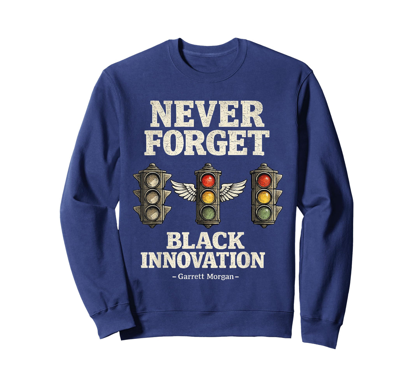Never Forget Black Innovation Traffic Signal Black History T-Shirt