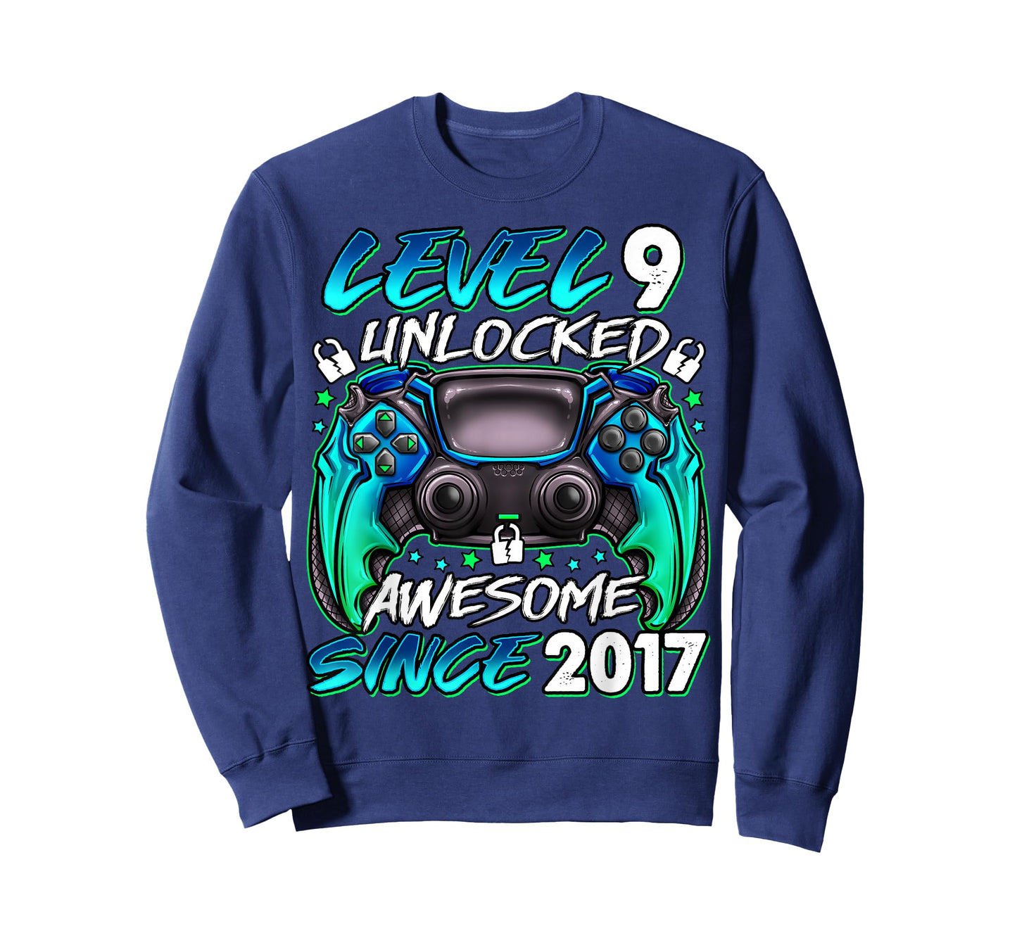 Level 9 Unlocked 9 Year Old Gifts Boys 9th Birthday Boy T-Shirt