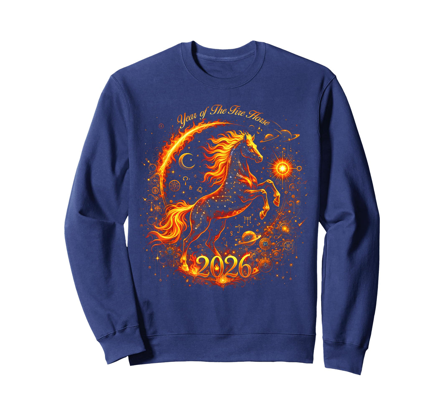 Year of The Fire Horse 2026 Lunar Chinese New Year Zodiac T-Shirt