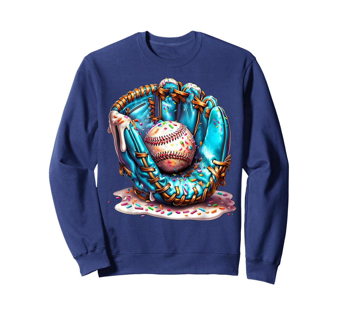 Baseball Lifestyle 101 Apparel Youth Baseball Drip Ice Cream T-Shirt