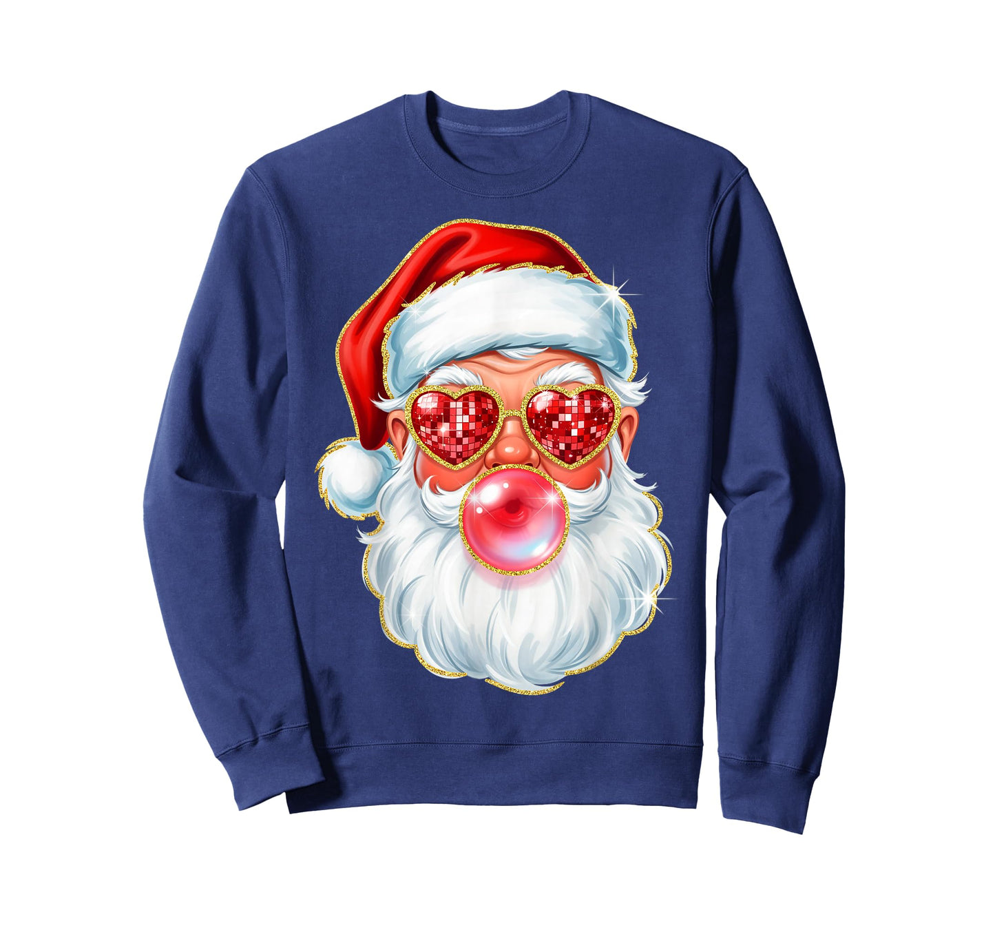 Cute Santa Bubble Gum for Women Teen Little Girls Christmas T-Shirt