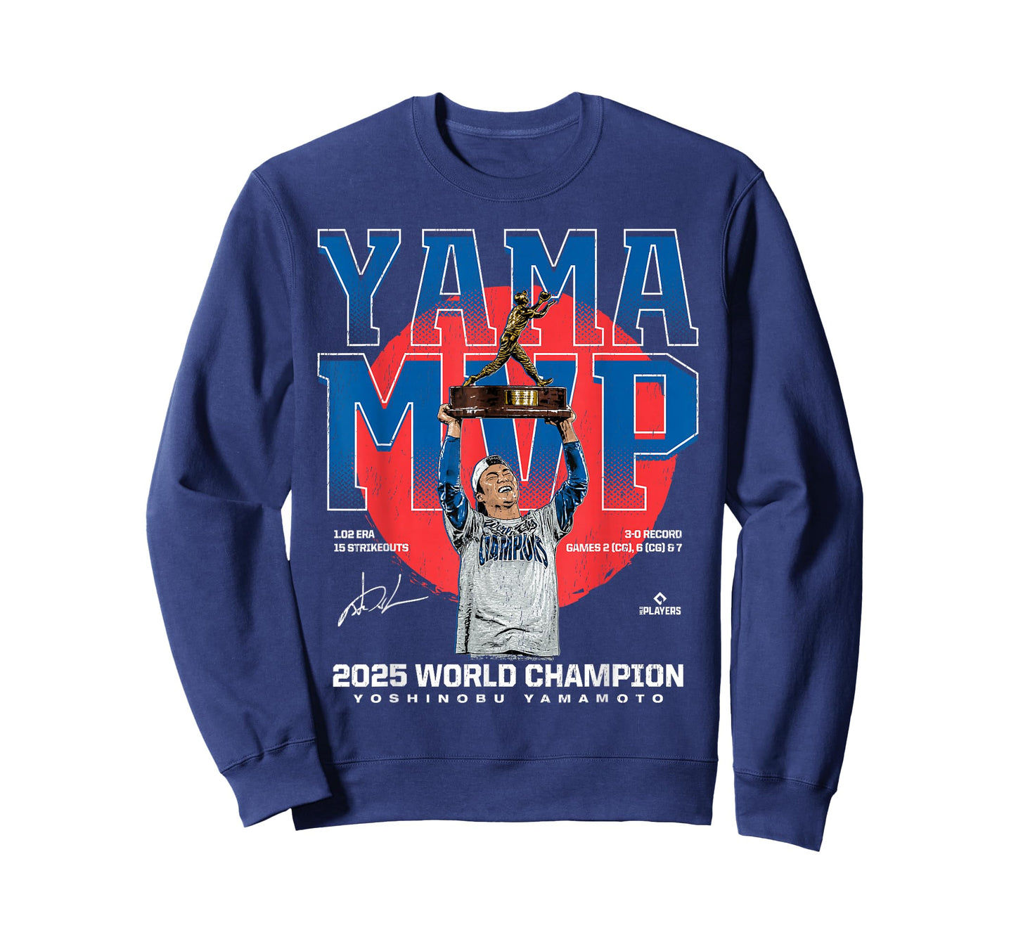 Yoshinobu Yamamoto 2025 Los Angeles MVP World Champion MLBPA T-Shirt