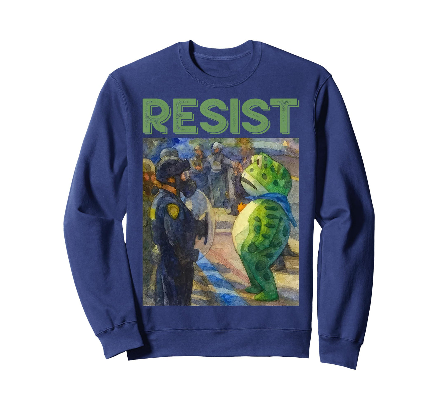 Resist Frog Portland Frog Protest for Men Women T-Shirt