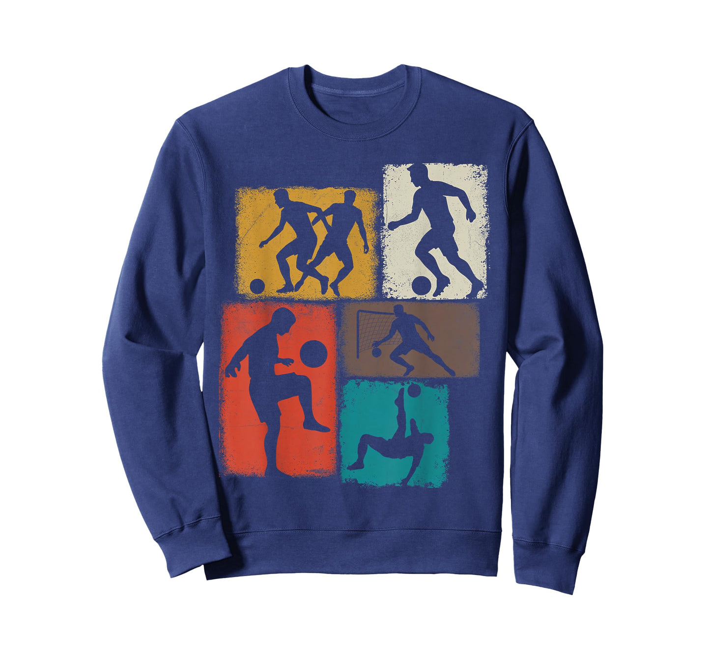 Soccer Player Collage Men Kids Coach Youth Boys T-Shirt