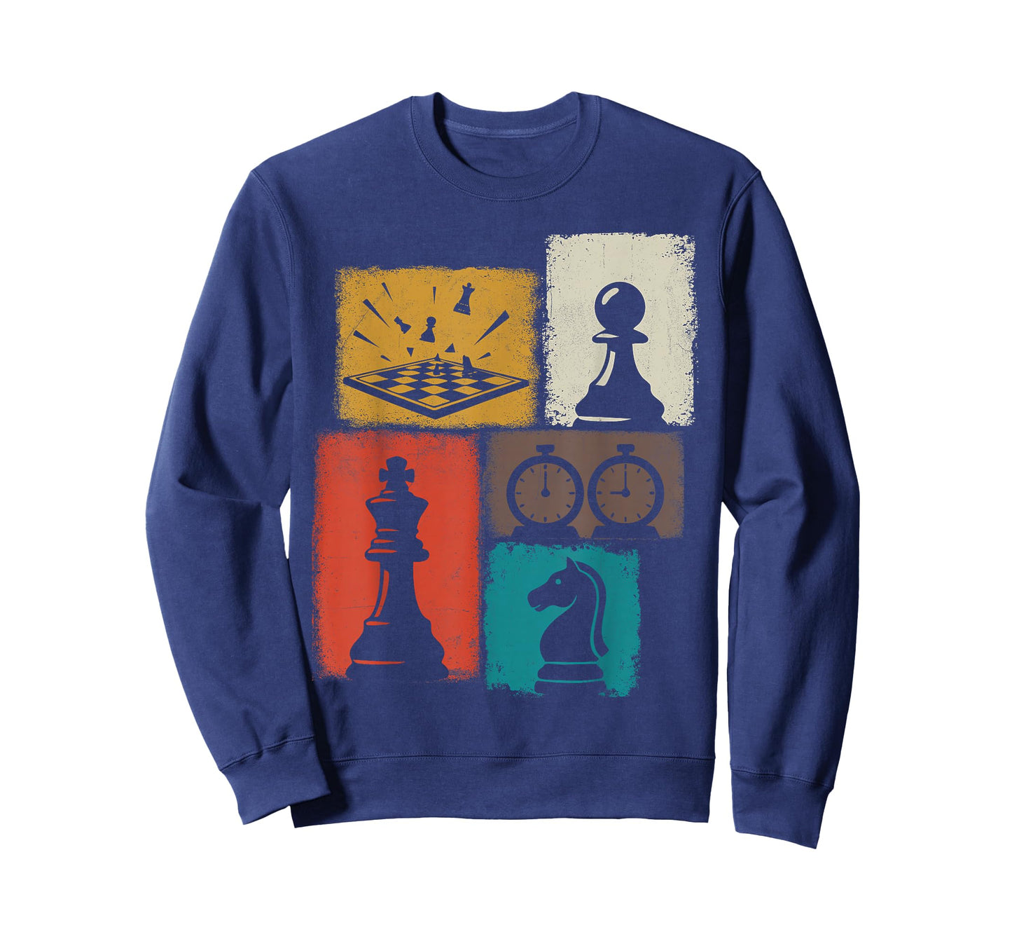 Chess Vintage Collage Player Grandmaster Board Gamer T-Shirt