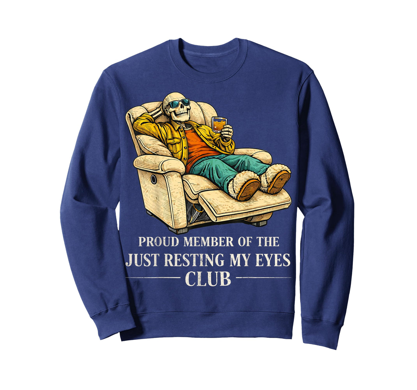 Proud Member of The Just Resting My Eyes Club Funny Dad T-Shirt